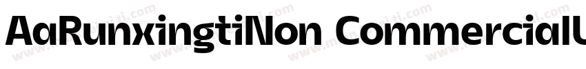 AaRunxingtiNon CommercialUse字体转换